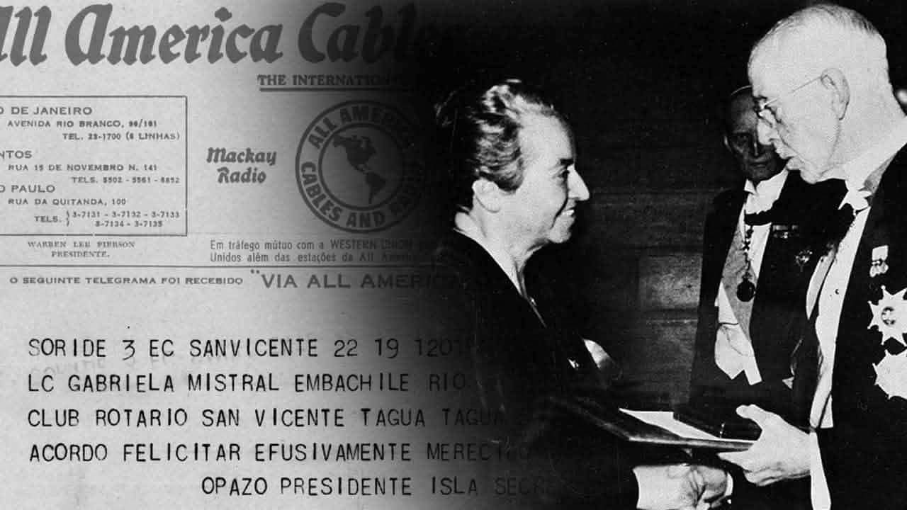 El día que el Rotary de San Vicente le escribió a Gabriela Mistral por su premio Nobel: y ella respondió