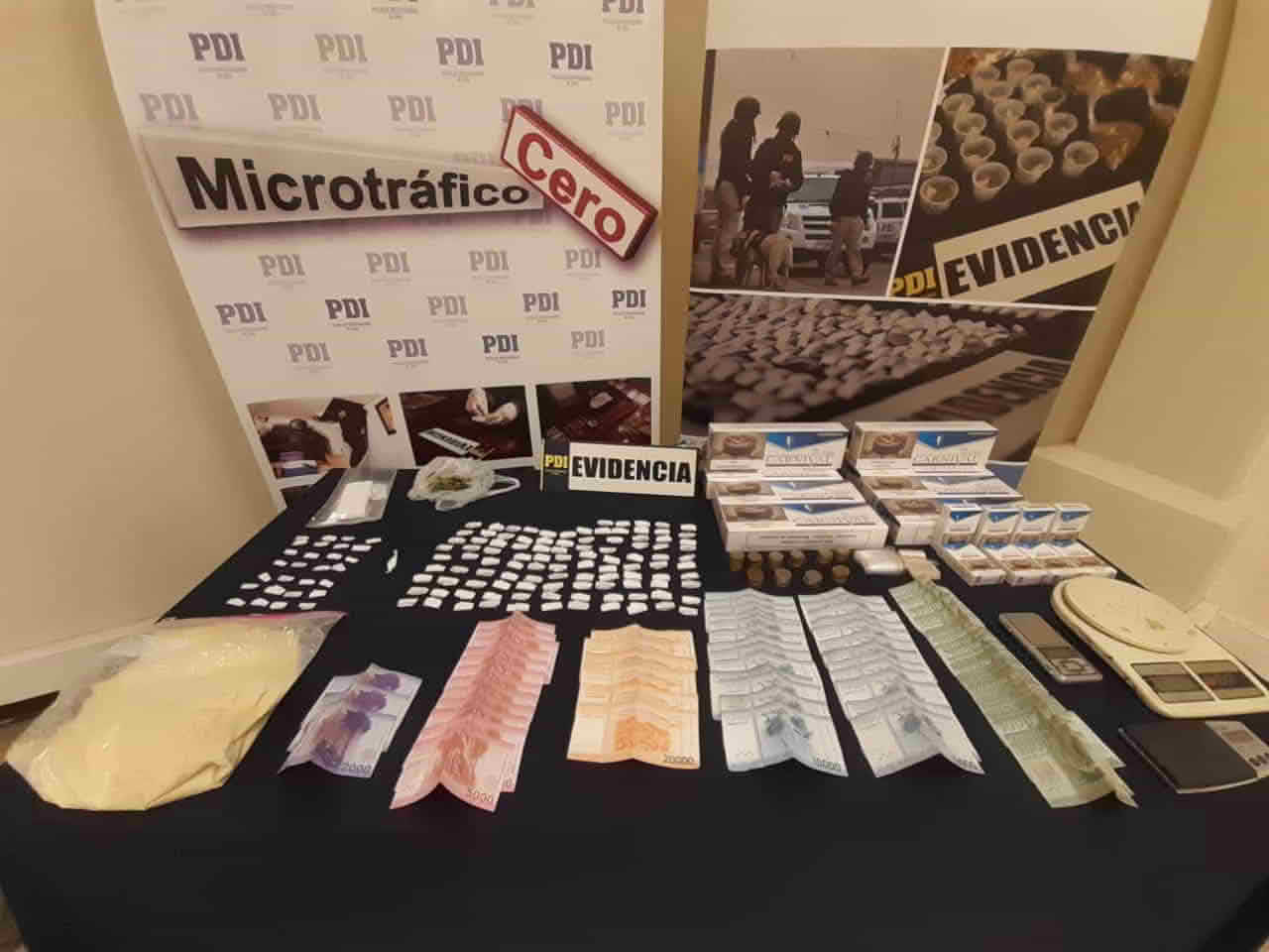 Utilizaba local de abarrotes para vender drogas y cigarrillos de contrabando: fue detenido por PDI