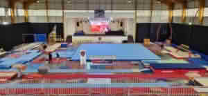 Campeonato nacional avanzado y campeonato zonal de gimnasia artística en Santa Cruz