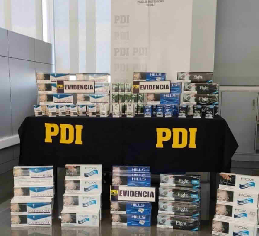 Incautan cigarrillos de contrabando en Santa Cruz