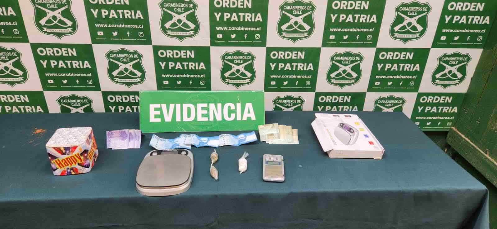 Fiscalización en Peumo resulta en detención por microtráfico