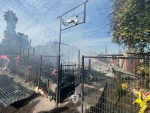 Incendio en Millahue de Apalta deja vivienda totalmente afectada