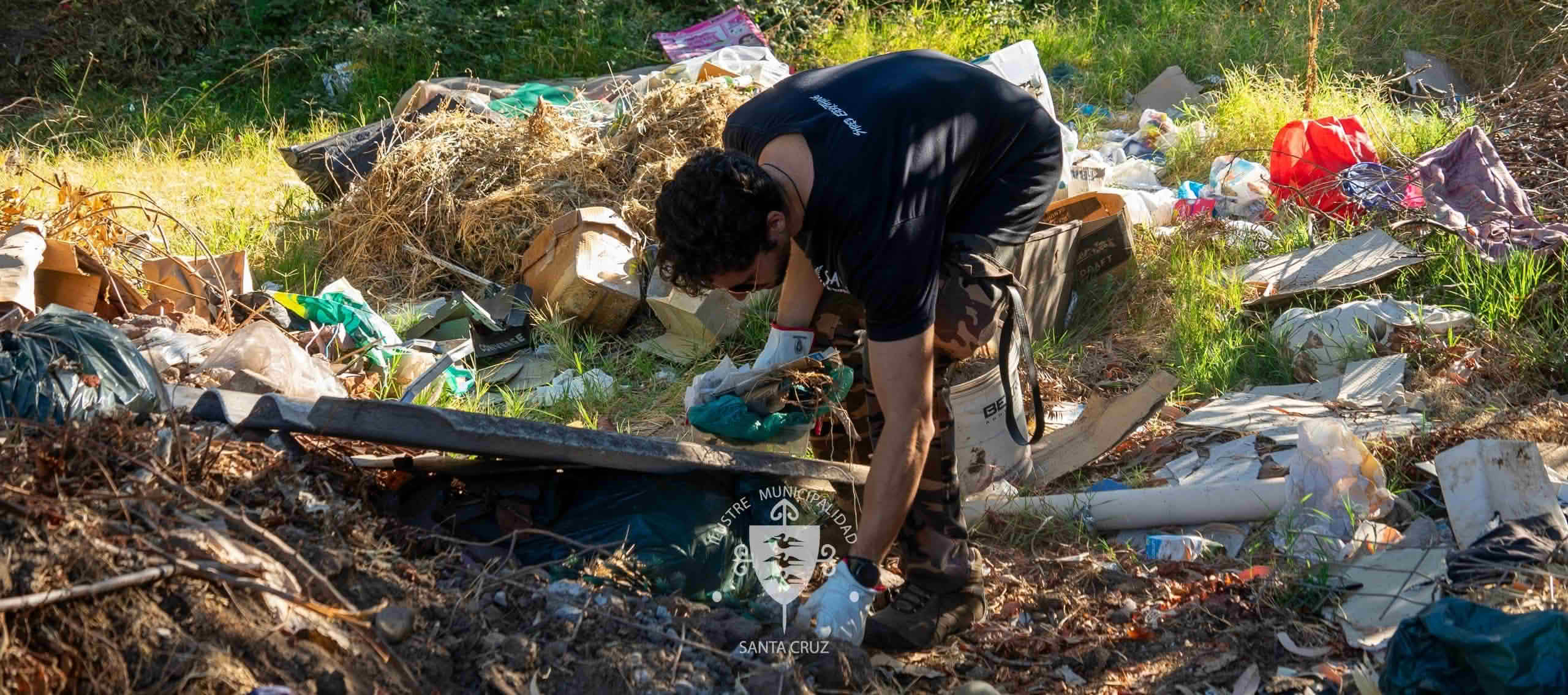 Comunidad participó del operativo de limpieza del borde del Estero Chimbarongo