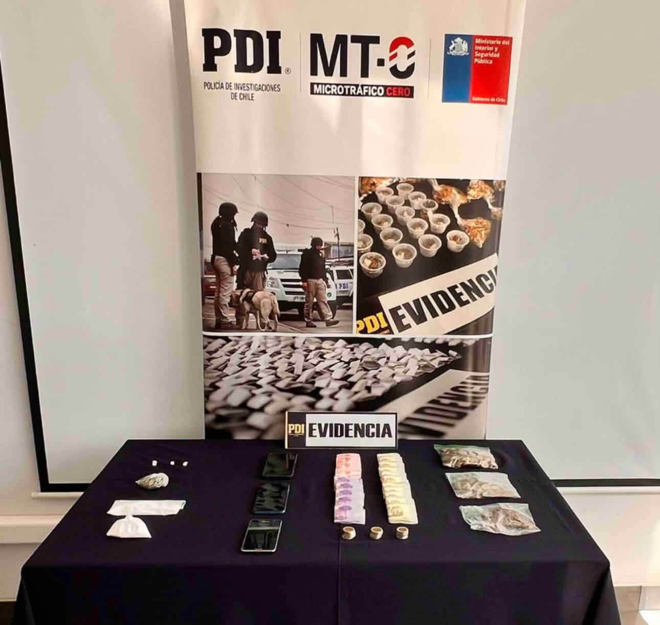 Santa Cruz: Detienen a mujer por microtráfico en operativo de la PDI