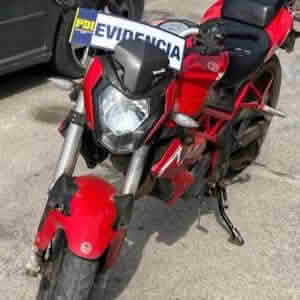PDI recupera motocicleta robada que circulaba sin patentes en Rancagua