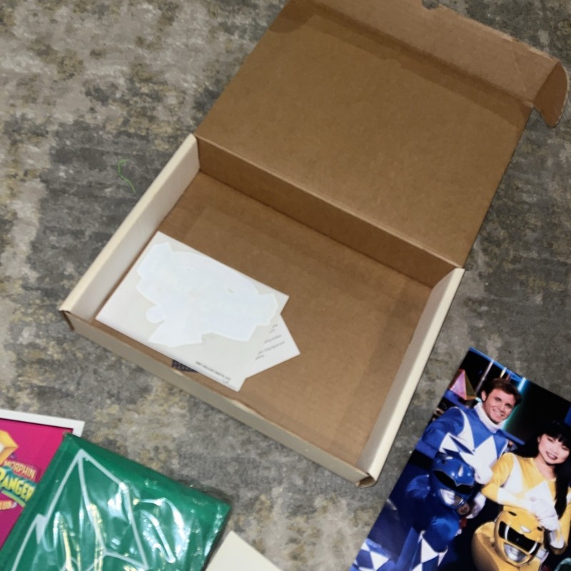 Vintage Mighty Morphin Power Ranger Official Fan Club Collector Box gallery