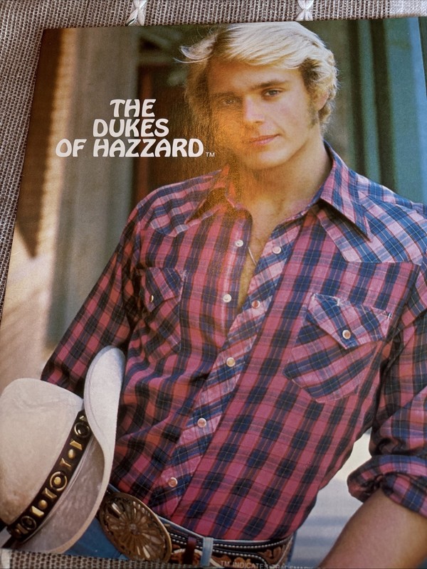 Vtg 1981 Bo Duke Dukes of Hazzard WriteRight Folder Heartthrob John Schneider