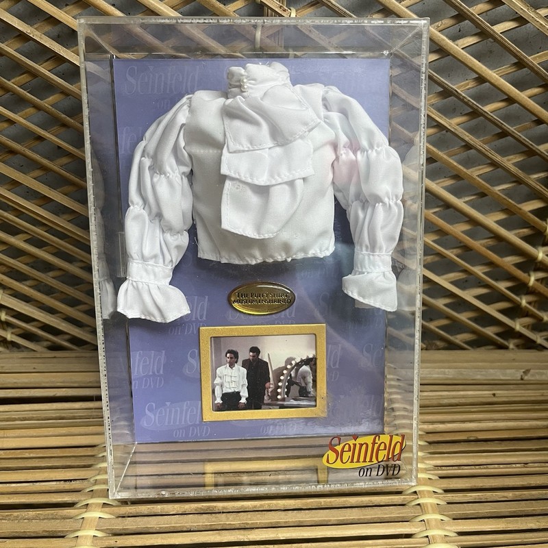 Collectible Seinfeld The Puffy Shirt Museum Enshrined Miniature in Plastic Case