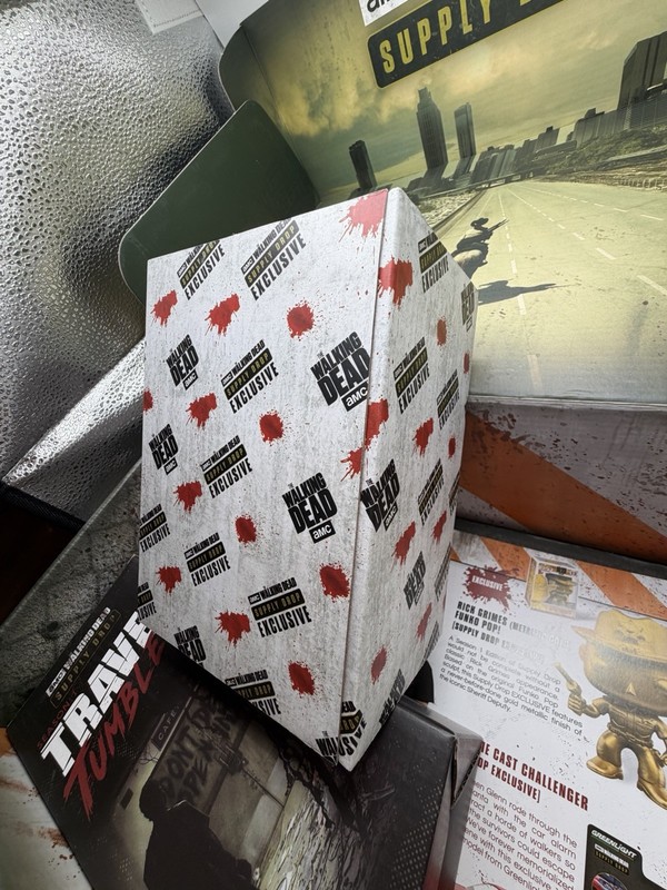 AMC TWD The Walking Dead Supply Drop Box 2021 Gold Rick Grimes #13 Challenger gallery