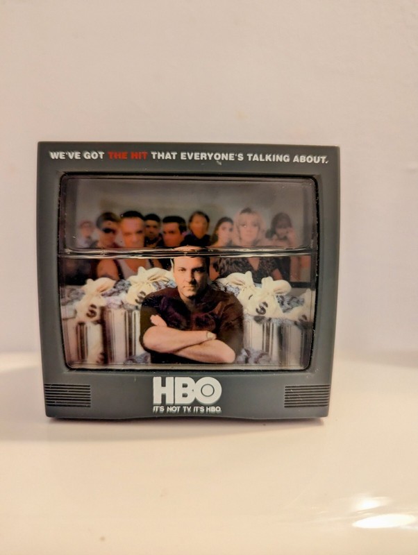Sopranos Water Globe and Pin HTF EUC gallery