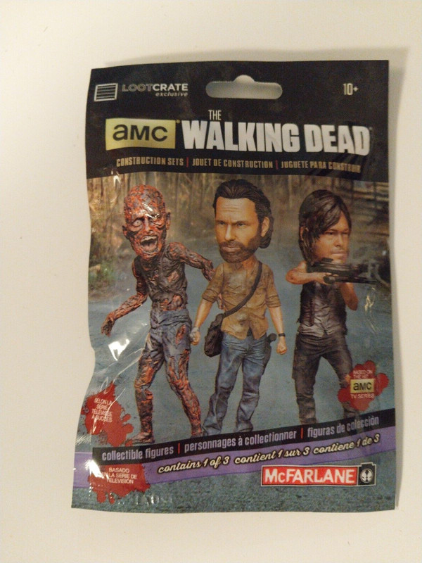 AMC Loot Crate Exclusive The Walking Dead Construction Set Collectible Figure