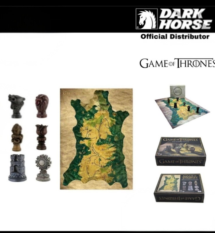 Dark Horse Comics - GAME OF THRONES - MAP & MARKER Set. SDCC 2018. gallery