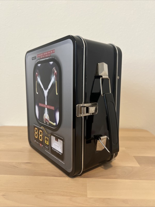 Loot Crate Back to the Future Flux Capacitor Metal Lunch Box gallery