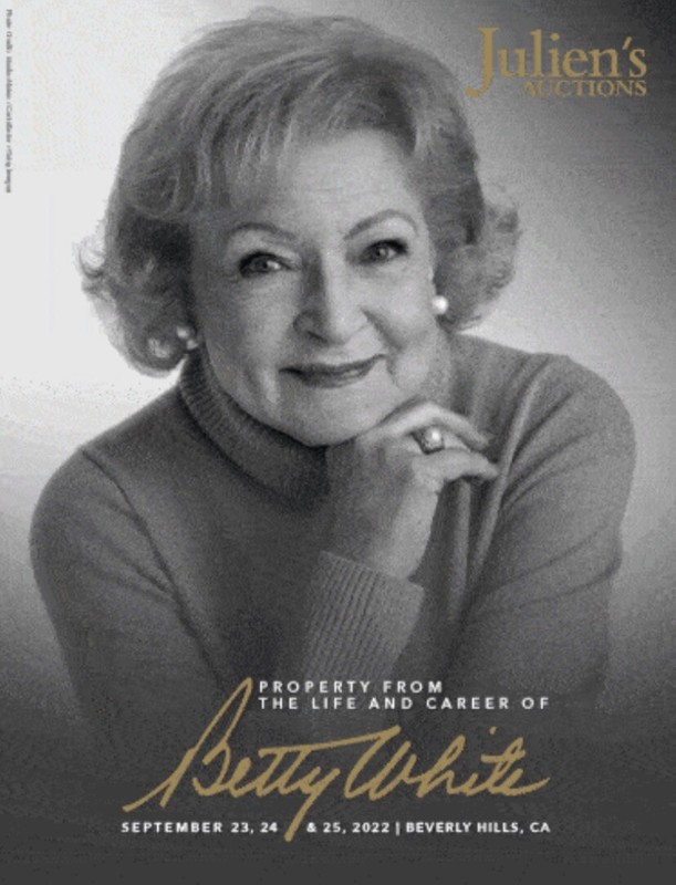 Betty White Personally Owned Golden Girls Greeting Card 1988 Rose Dorothy gallery