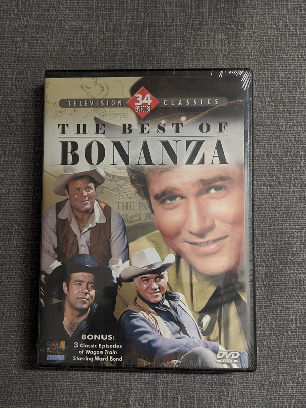 The Best of Bonanza DVD 34 Episodes + Bonus Wagon Train TV Classics Mill Creek