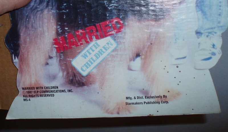 RARE ORIGINAL VINTAGE 1987 MARRIED W/ CHILDREN DIE CUT STORE ADVERTISEMENT SIGN gallery
