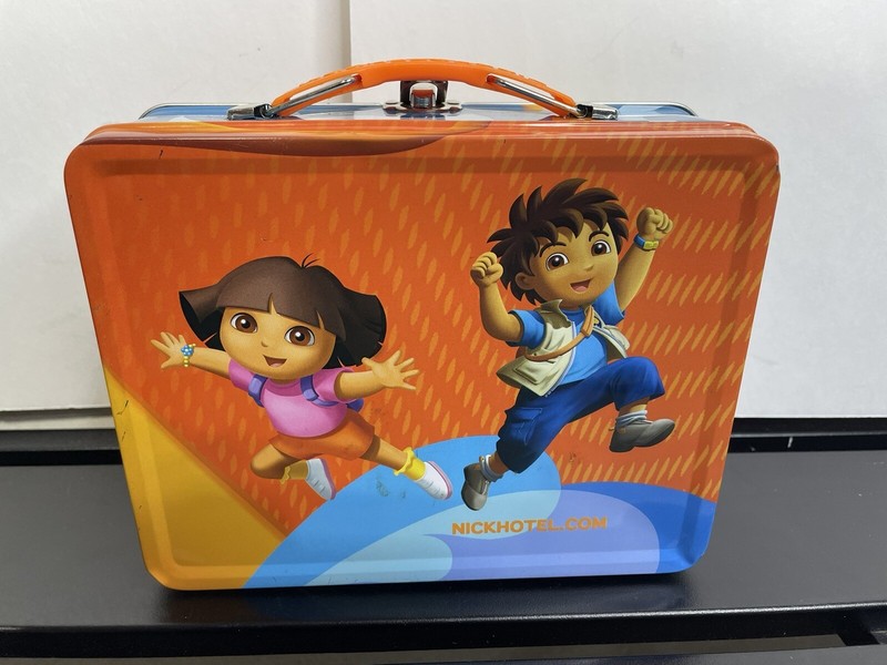 Vintage 2000’s Nickelodeon Nick Hotel Suites Metal Lunch Box Tin SpongeBob Slime gallery