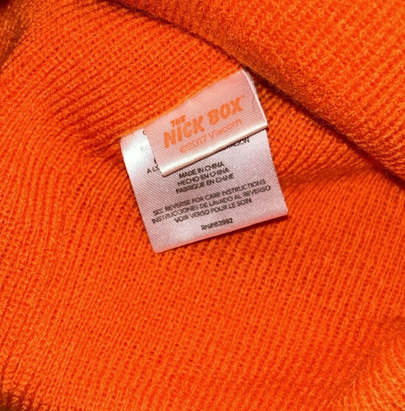 2017 Blue Green Orange Neon Nickelodeon Double Dare Slime Beanie Hat One Size gallery