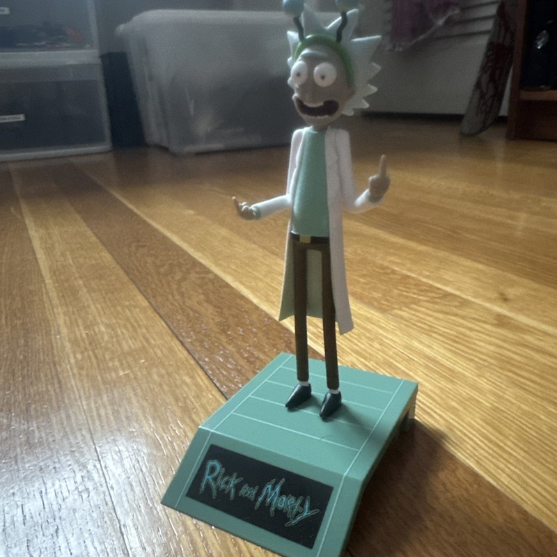Loot Crate Rick & Morty Peace Among Worlds Exclusive Figure Loose