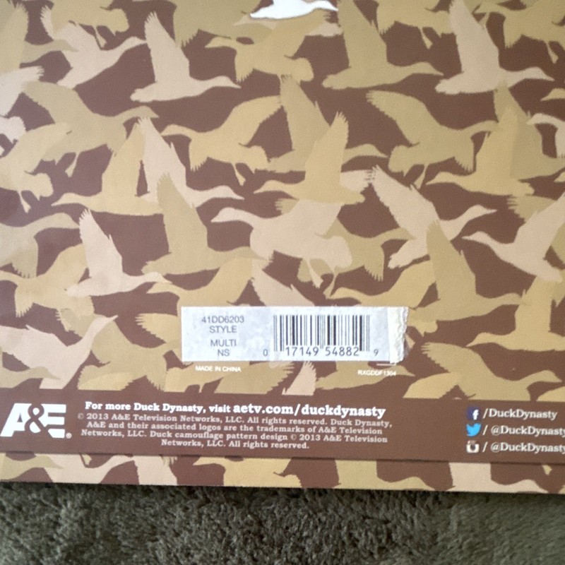 Duck Dynasty A&E Promo Bandana Red White Camo Back Style #MU13 gallery
