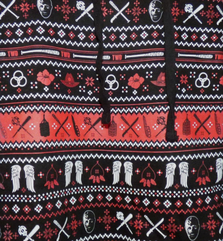 The Walking Dead – Ugly Xmas Sweater Hoodie – Men’s XL – Supply Drop Exclusive