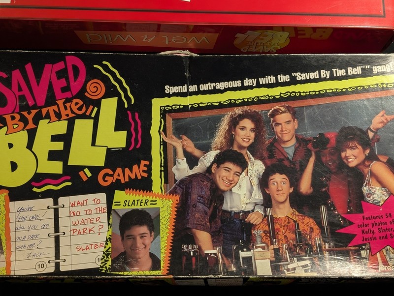 Rare Saved By The Bell Gift/ Collection set Sealed Dvd, Makeup Set Sealed,Game gallery