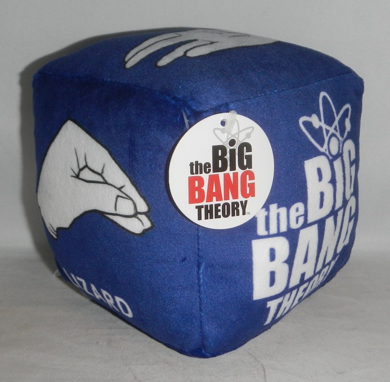 The Big Bang Theory Rock Paper Scissors Spock Lizard Die Dice Plush by Hallmark