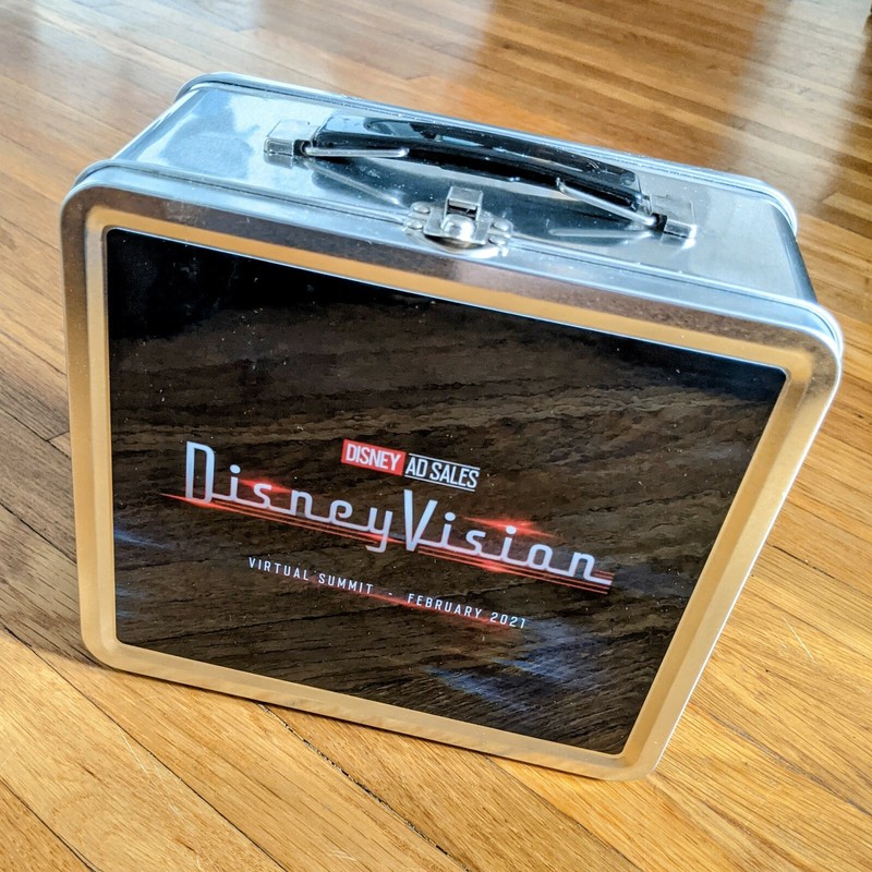 RARE Marvel Wandavision Disney Executives DisneyVision Ad Summit Promo Lunch Box