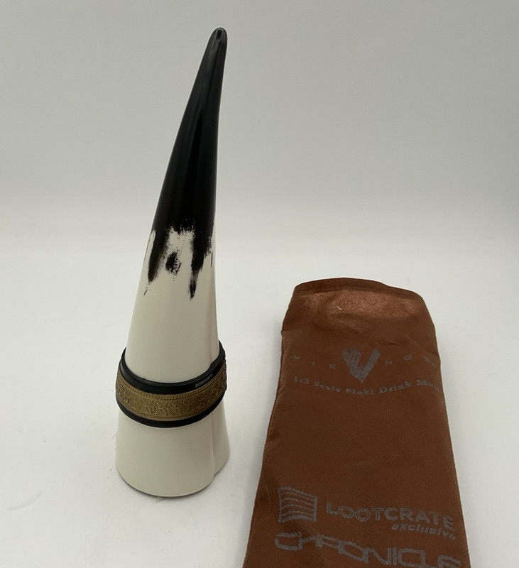 Chronicles Viking Floki Drink Mug Horn 1:2 Scale 2013 Loot Crate Exclusive NEW gallery