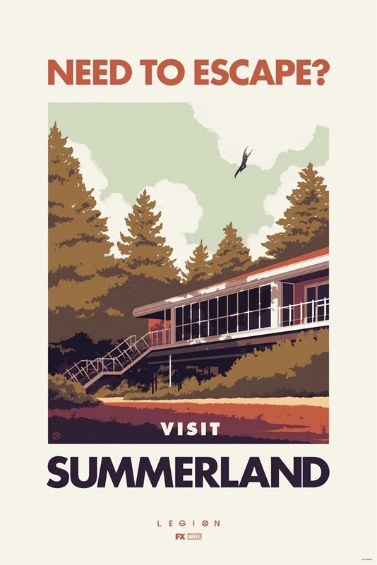 Rare Legion FX TV Series “Visit Summerland” Mondo Poster – Marvel Comics