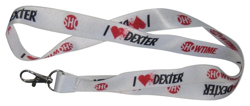 I Heart Dexter TV Series Showtime Promo White Lanyard