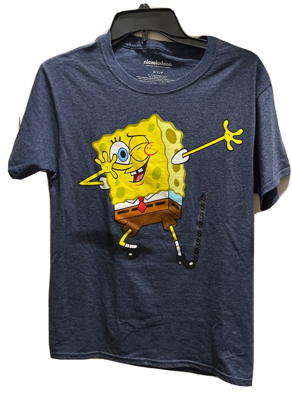 Spongebob squarepants t shirt small short sleeve adult unisex new