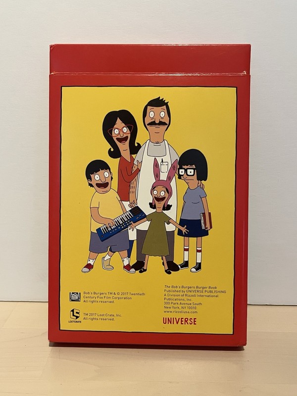 The Bob's Burgers Burger Box New Sealed Recipe Cards 2017 LootCrate Exclusive gallery