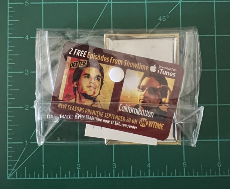 2008 SDCC Dexter Power-Saw To The People Tattoo, Button, Promo Code New In Bag gallery