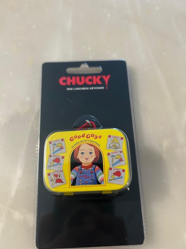 Chucky Mini Lunchbox Keychain New/Sealed Childs Play Horror