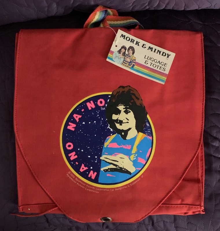 AVIVA MORK & MINDY BACKPACK TOTE UNUSED WITH TAG C. 1979
