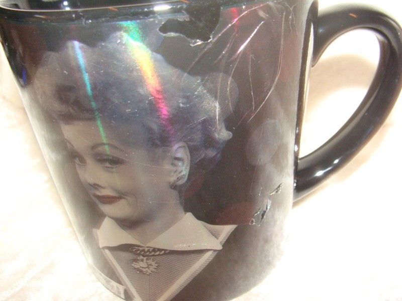 Universal Studios A Tribute to I Love Lucy Lucille Ball Souvenir Mug~4.25”Tall gallery