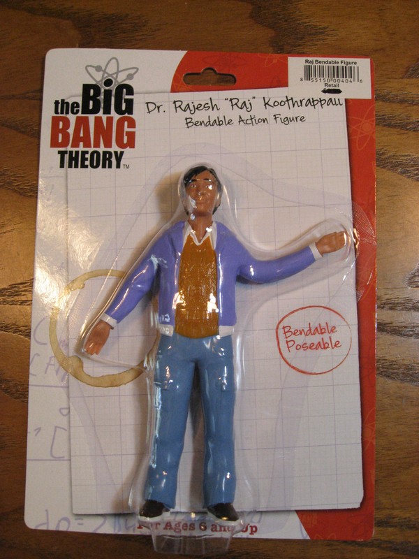 The Big Bang Theory - Poseable Dr. Rajesh "Raj" Koothrappali Bendable Figure