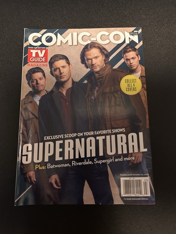 TV GUIDE COMIC-CON SPECIAL MAGAZINE 2019 SUPERNATURAL