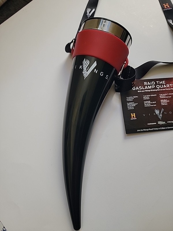 Das Horn 24oz Drinking Horn Vikings TV Series History Channel 2017 SDCC Excl.