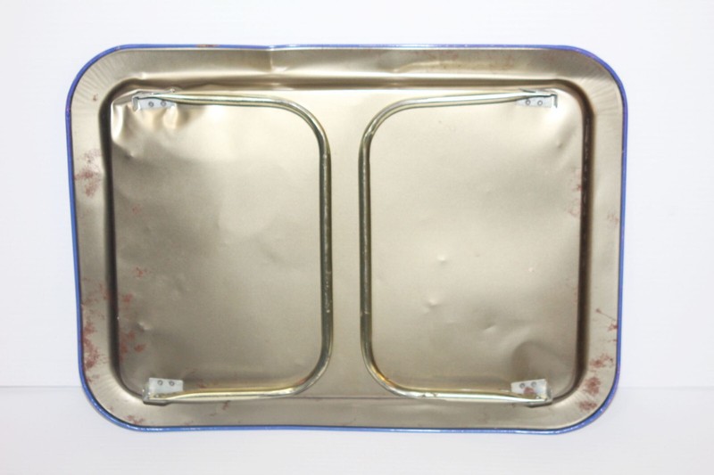 Vintage 1981 The Dukes Of Hazzard Metal TV Tray Bo Luke Daisy Duke (Blue) WB gallery
