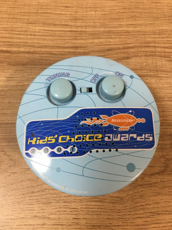 Vintage 2001 Nickelodeon Kid’s Choice Awards Blue Round AM Radio