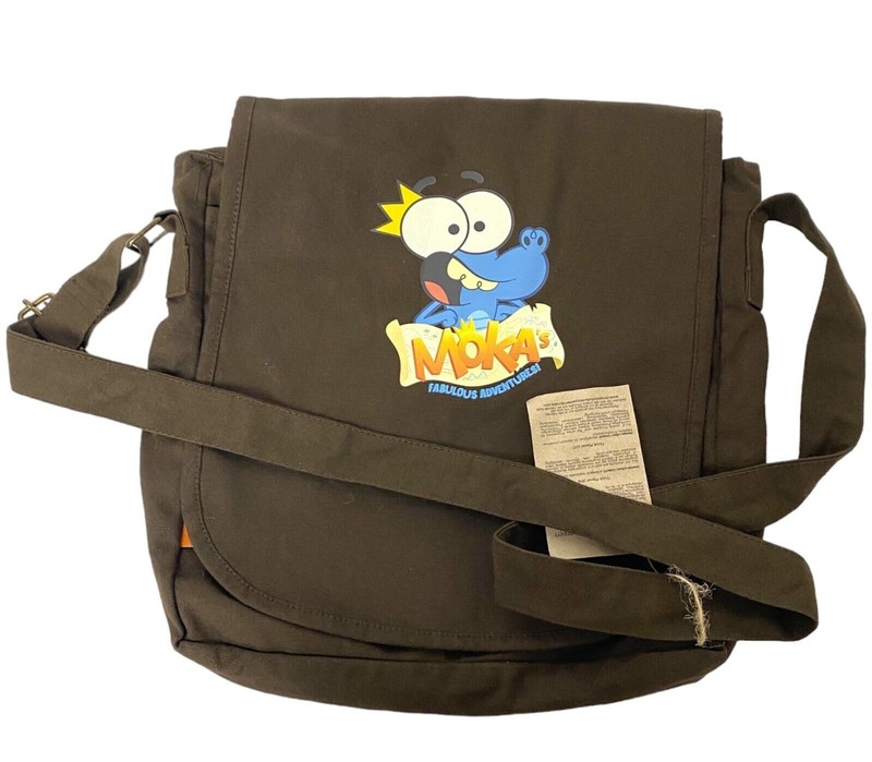 Moka's Fabulous Adventures! Cartoon Promotional Bag Side Cross Body Shoulder Bag