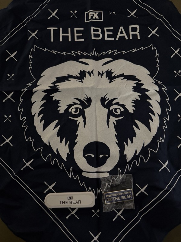 FX The Bear TV Show Bandana Pin Toothpick Holder All From The D23 Expo