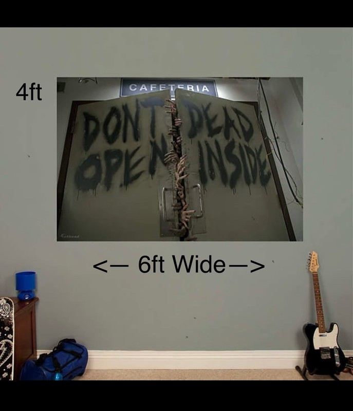 Fathead AMC The Walking Dead “Don’t Open Dead Inside” Mural