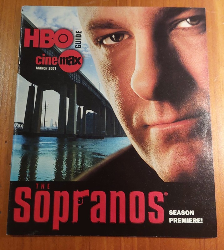 2001 SOPRANOS HBO TV GUIDE PROMO GUIDE – UNUSED