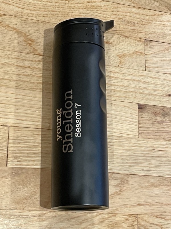Young Sheldon Season 7 Water Bottle New Unused