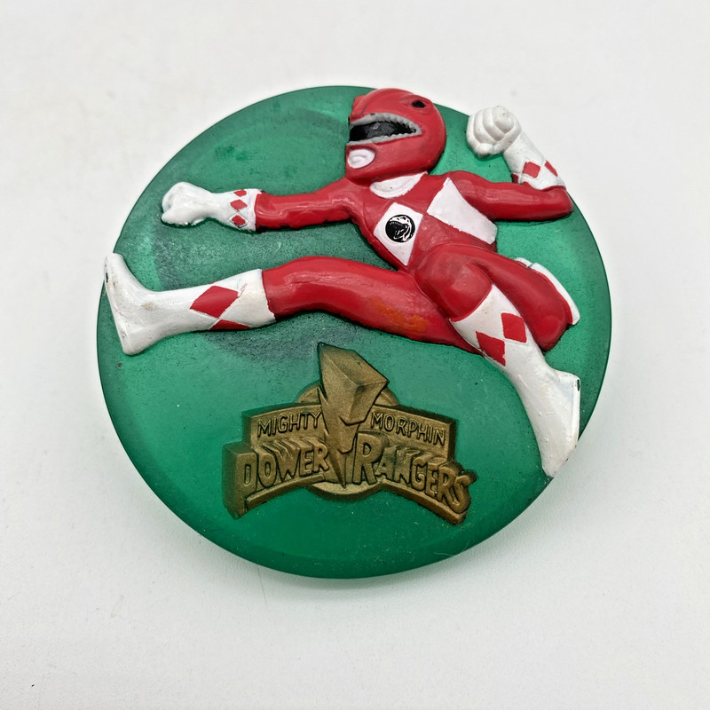 VINTAGE 1994 Mighty Morphin Power Rangers RED RANGER Night Light Works