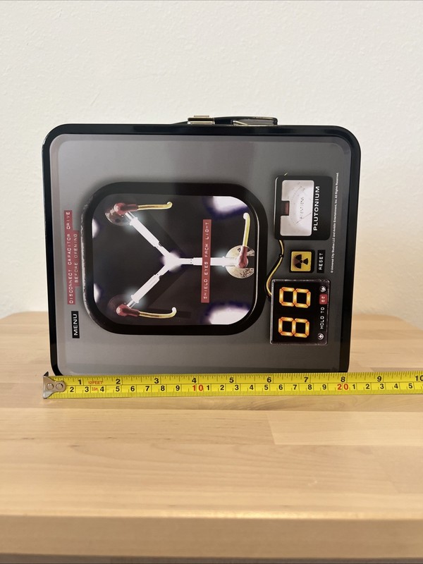 Loot Crate Back to the Future Flux Capacitor Metal Lunch Box gallery