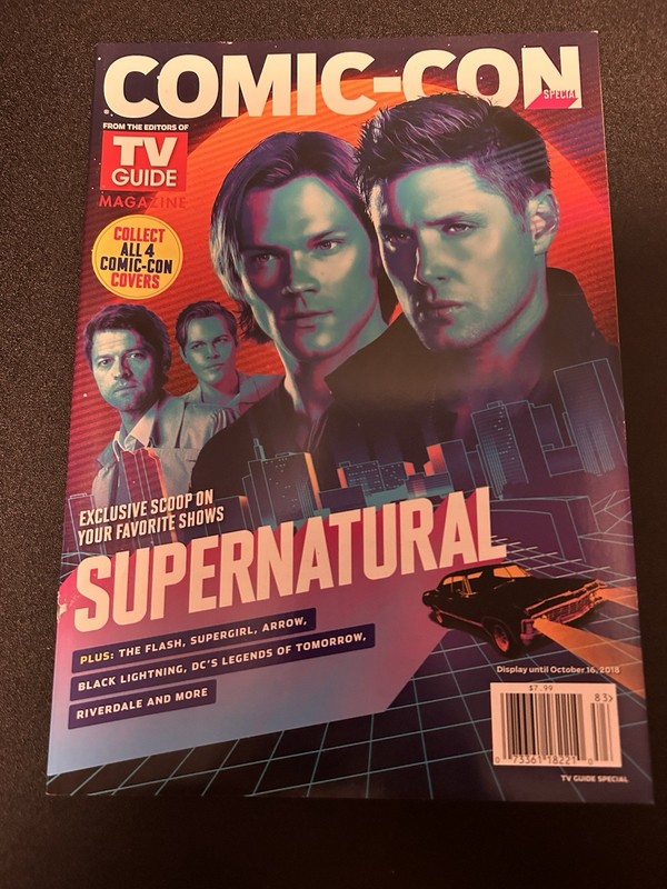 TV GUIDE COMIC-CON SPECIAL MAGAZINE 2018 SUPERNATURAL